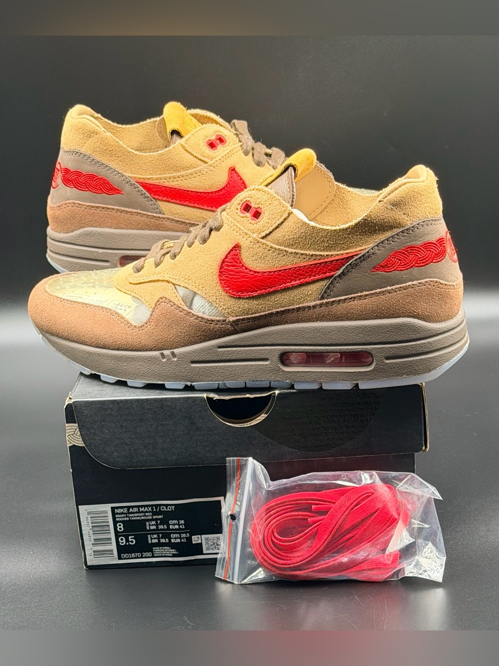 CLOT x Nike Air Max 1 'Kiss Of Death CHA'